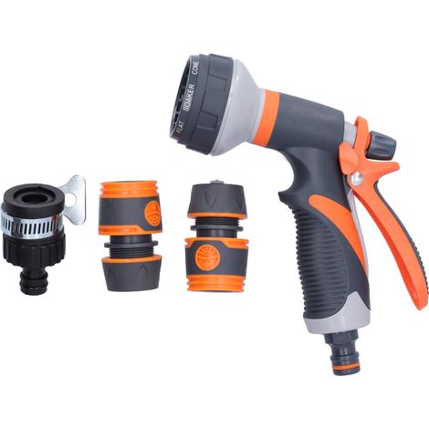 Lance D'Arrosage Pour Tuyau De Jardin, 8 Einstellbare Modi, Pulvérisateur D'Eau, Buse High Pression
