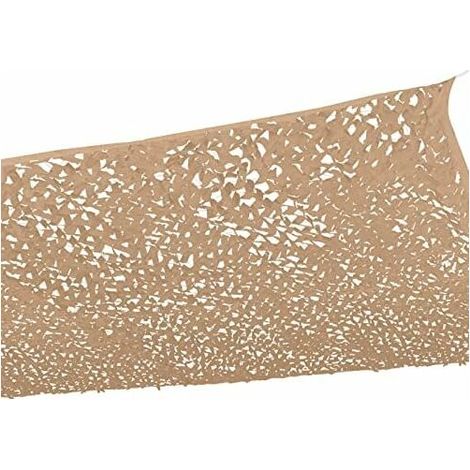 Sonnensegel - Durchbrochenes Tarnmuster, 4 X 4 M, Sand -