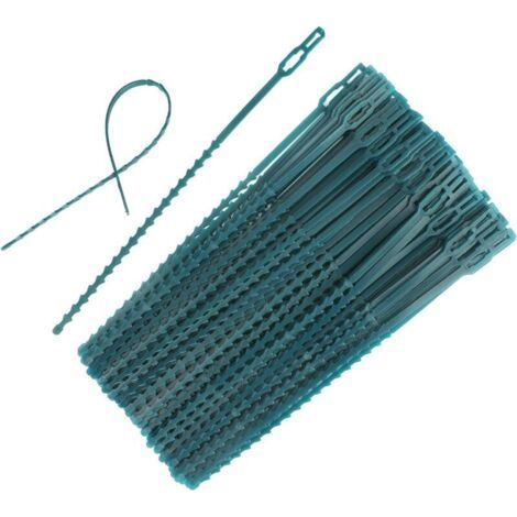100 Stück Verstellbare Gartenpflanzen-drehbinder, Kunststoff-drehbinder Zum Stützen Und Sichern Von Kletterpflanzen