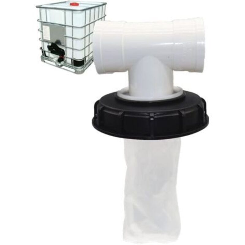 T-förmiger Ibc-behälterdeckel Mit Waschbarem Nylonfilter Für Ibc-wasserbehälter 1000 Liter, Ibc-behälterfilter Und Ibc-behälterzubehör, 163 Mm