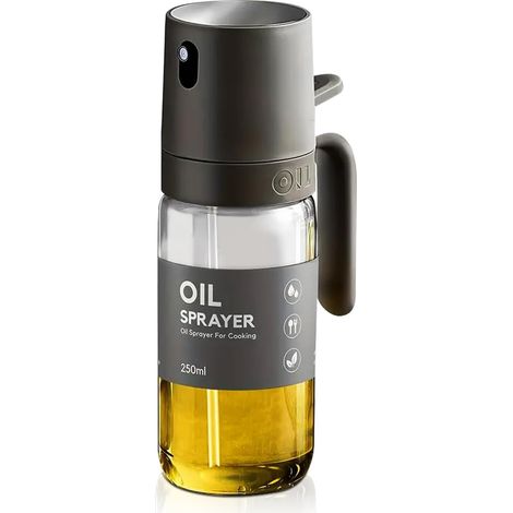 Pulverisierendes Gehäuse, Behälter Im Glas Von 250 Ml Mit Brumisateur, Grau