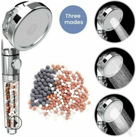Filterduschkopf, Wassersparende Handbrause Mit Hochdruck, 3 Modi, Wassersparende Handbrause Mit Hochdruckfilter