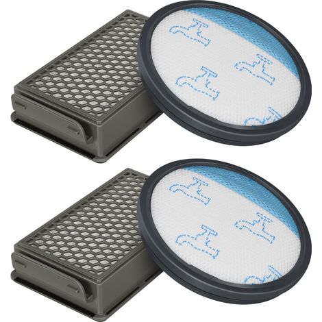 Hepa-filter Für Rowenta/moulinex/tefal Compact Cyclonic Staubsauger, Filtersystem-ersatzzubehör Zr005901 (2er-pack)