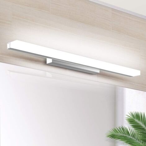 Vtizikl Lampe Miroir Led 40cm, Wandleuchte Salle De Bain 9w 6000k Lampe Miroir Für Salle De Bain Miroir Led Ip44 Wandleuchte Led Lampe Salle De Bain Moderne Blanc Neutre