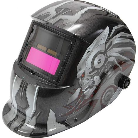Solar-automatik-schweißhelm, Für Alle Schweißarten, Mit Kopfband, Automatische Verdunkelung Für Alle Schweißanwendungen, Schwarz