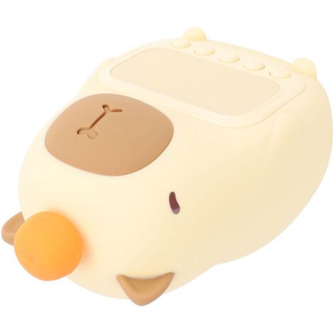 Kinderwecker, Integriertes Nachtlicht, Süßes Wasserschwein, Dimmbar Für Schlafzimmer