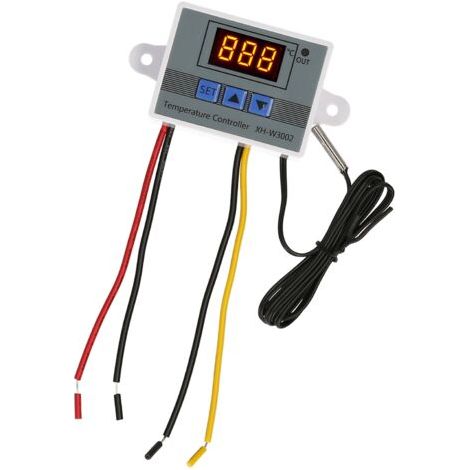 Elektronischer Temperaturregler, Led-display-thermostatmodul, Temperaturregelschalter Mit Wasserdichter Ntc-sonde -50 110 ℃ Für Kühlschrank 24 V 240 W