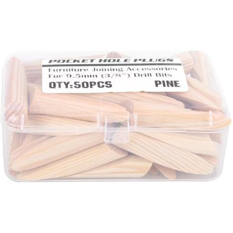 50-teiliges Holzbearbeitungs-schraubstopfen-set, Holz-taschenlochstopfen, Geneigte Bohrwerkzeuge
