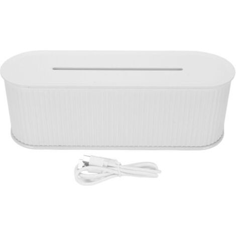 Parfüm-diffusor, Desktop-luftbefeuchter, Ätherisches Öl, Duftmaschine Für Schlafzimmer, Büro, 7 Farben, Flammen-timing-funktion, Weiß