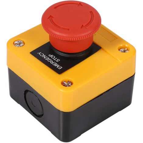 1pcs Plastic Shell 660v 10a Red Panel Emergency Stop Mushroom Push Button Newbusiness & Industrie, Elektronik & Messtechnik, Elektronische Bauelemente