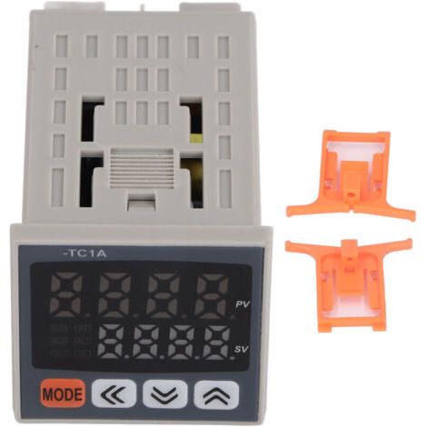 Berm Pid Intelligenter Digitaler Temperaturregler 2 Ausgänge Thermostat 48x48mm 100acv-240acv