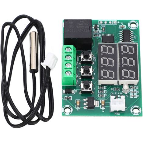 Digitales Thermostat-temperaturregelungsmodul Mit Zwei Displays Und Zwei Steuerschaltern Dc12v