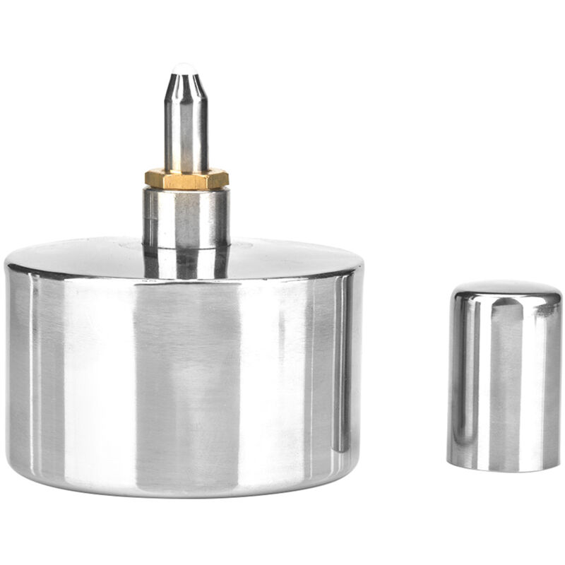 400 Ml Verdickter Edelstahl-alkoholbrenner Mit Schraube Und Docht-zahnlampe