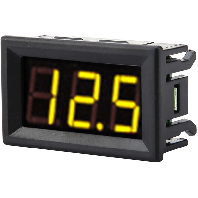 0,56'' Dc 0-30v Digital Voltmeter Spannungsprüfer Messgerät Beleuchtetes Led-display 3-draht-voltmessgerät Mit Verpolungsschutz