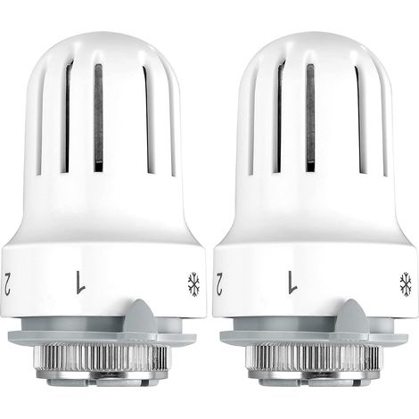 Thermostatkopf, 2 Stück Thermostatisches Heizkörperventil Thermostatischer Heizkörper Trv M30x1,5 Heizkörperventil-ersatzkopf Heizsystem-temperaturregelung Für B