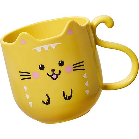 Joli Porte-brosse À Dents Chaton Und Gobelet De Bain De Bouche Pour Et Adultes, Gobelets De Salle De Bain, Lavage Épais