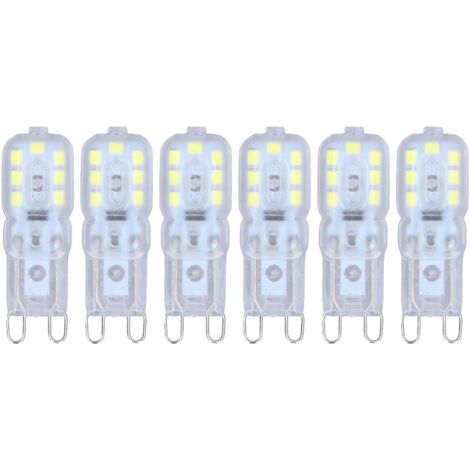 G9-led-leuchtmittel (6er-pack) – Dimmbar, Augenschonend, Energiesparend, 14 Leds, 3 W, Ideal Für Pendelleuchten Und Tischlampen (warmes Licht, Spannung: 220–240 V Dc)