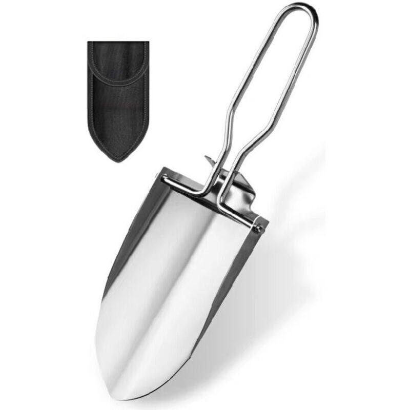 Mini-schaufel Mit Koffer, Aufbewahrungstasche, Länge 14,5 Cm (gefaltet), 23 Cm (ausgefaltet), Breite 6 Cm