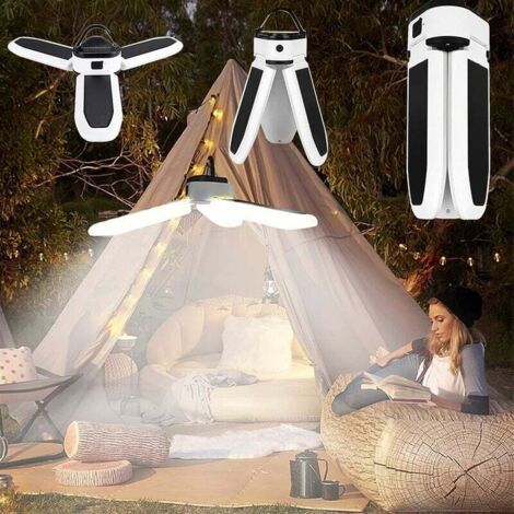 Tragbare Außenleuchte, Camping-laterne, Led-solarleuchte, Wiederaufladbar, Powerbank, Leistungsstarke Außenbeleuchtung, Tragbare Taschenlampe, Notfalllampe, 1 Stück