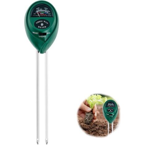 Pflanzenfeuchtigkeitstester, 3-in-1-pflanzenfeuchtigkeitsmesser, Hygrometer, Feuchtigkeitssensor, Bodenfeuchtigkeitsmesser, Tester, Keine Tragbare Batterie Erforderlich