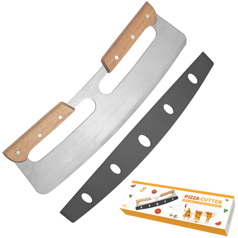 Pizzaschneider Aus Edelstahl, Stabiler Griff, Ideal Zum Kochen Und Backen –