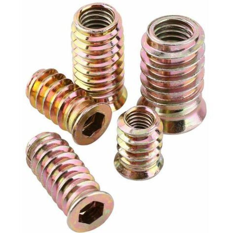 Sechskant-profil M8 X 25 Mm – Galvanisch Verzinkter Kohlenstoff – 100 Stück – Korrosions- Und Vibrationsbeständig – 100 Stück