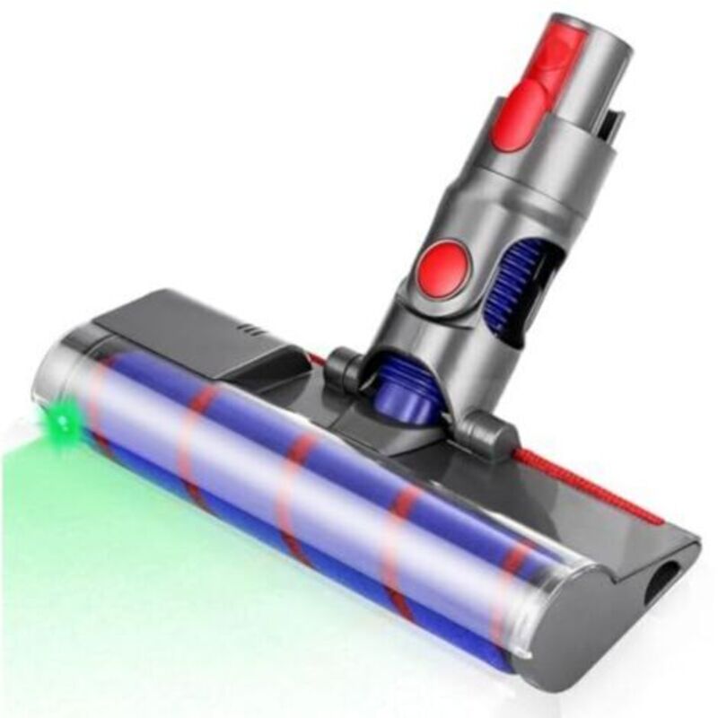 Kompatibler Bürstenkopf Mit Staubsauger Dyson V7, V8, V10, V11, V15, Elektrischer Turbo-rotationsmotor Mit Led, Staubsaugerbeutel, Für Lange Haltbarkeit Und Staubschutz, Dyson V8