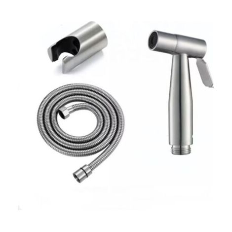 Hand-bidet-sprühgerät, Sprühset Aus Gebürstetem Edelstahl Aus Edelstahl, Stoffwindelreiniger Für Das Badezimmer, Tragbare Anti-rost-duschdüse