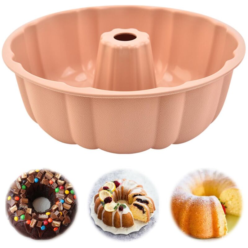 Kouglof-form Aus Silikon – Große Kuchenform – 24 Cm