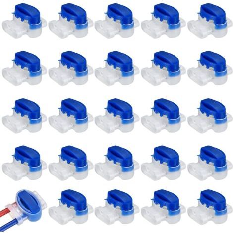 25 Kabelverbinder Für Rasenroboter, Harzgefüllt, Für Den Außenbereich.