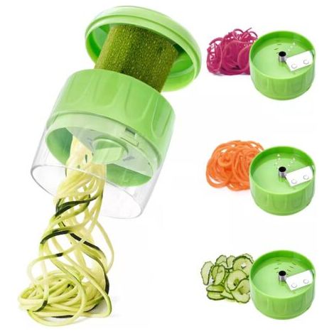 3-in-1-gemüse-spaghetti-gemüseschneider, Spiralschneider, Gemüse-spaghetti-spiral-gemüseschneider