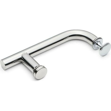 Duschtürgriff, Duschtürgriffstange, 145-mm-loch, Edelstahl, Chrom-finish
