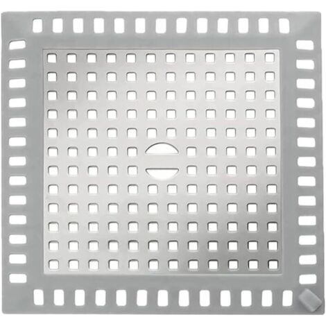 Duschhaarfilter 12,3x12,3cm, Edelstahl, Für Badewanne Und Küche, Effektive Haarsammlung