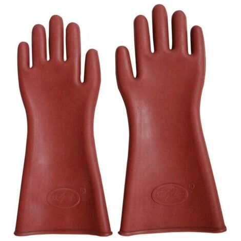 Arbeitshandschuhe, Gummi-elektriker-handschuhe, Sicherheitsabdeckung, 12 Kv Isolierte Handschuhe (menge: 1 Set), 56twenty
