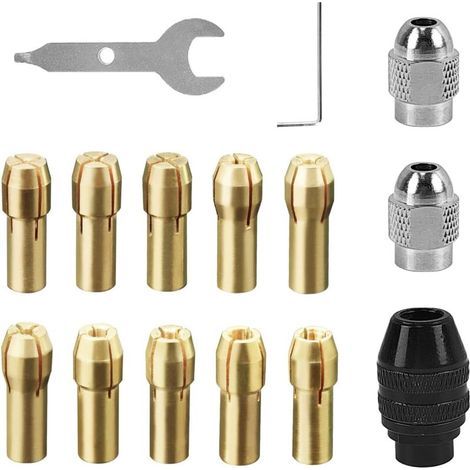 15-teiliges Bohrfutter, Zubehör Aus Reinem Kupfer, Spannbereich 0,5–2,3 Mm, Bohrfutter Für Zubehör, Bit (kupfer)