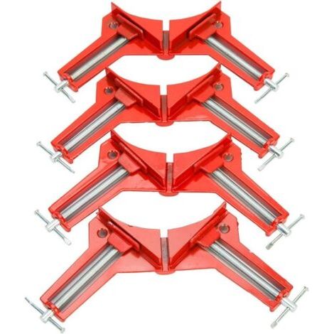 4 Stück 90° Rechtwinklige Klemme, Handwerkzeuge Für Holzbearbeitung Und Heimwerker, Hsm-eckklemme 75 Mm