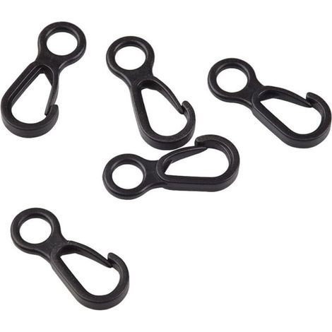 10 Stück Große Lanyard-haken, Kleine Kunststoffhaken Für Lanyards, Clip-verschluss, Schnallenbasis, Lanyard-haken Zum Aufhängen, Kunststoff-karabiner, Kleine Zelthaken