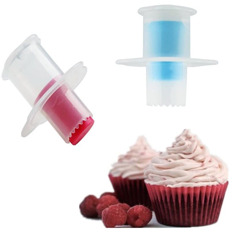 2 Stück Cupcake-ausstechformen Aus Kunststoff, Kuchenentkerner, Cupcake-ausstechformen, Kreis-ausstechformen, Kuchenausstechformen, Ausstechformen, Zufällige Farben