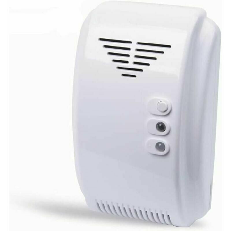 Gasdetektor, 12v Gasdetektor, Alarm Für Propan, Butan, Gpl, Natur, Camping-car, Camping-car, Wohnmobil, Van, Weiß