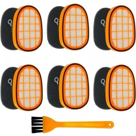 Packung Mit 6 Filtern Für Philips Handstaubsauger Fc6812/6814/6822/6823/6908. Ersatzfilter Für Philips Zubehör