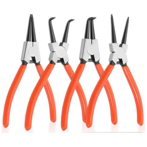4er-set Sicherungsringzange: 18 Cm Sicherungsringzange