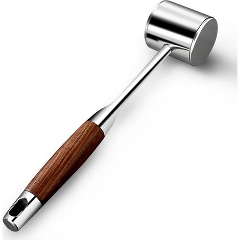 Attendrisseur À Viande Professional, Meat Mallet Hammer Attendrisseur À Viande Double Face Und Acier Inox, Marteau A Steak Avec