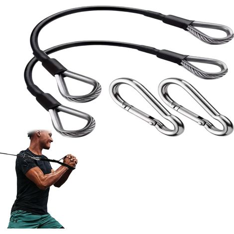 Ein Ensemble Aus Robusten Metall- Und Polymer-acryl-rädern, Ein Praktisches Verlängerungskabel Für Fitnessgeräte.