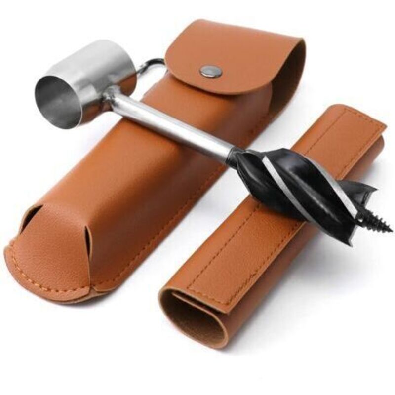Die Qwork-handbohrmaschine Ist Eine Manuelle Bohrmaschine, Die Sich Für Holzbearbeitung, Camping, Überleben In Der Wildnis Und Wandern Im Freien Eignet.