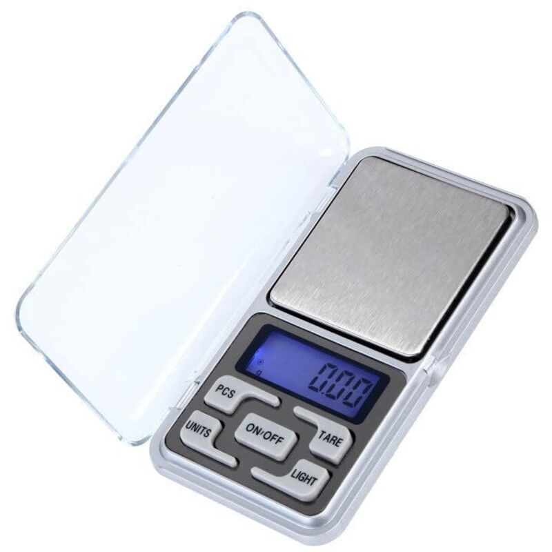 Präzisionswaage 0,01 G – Mini-digital-küchenwaage – Silberfarbener Edelstahl