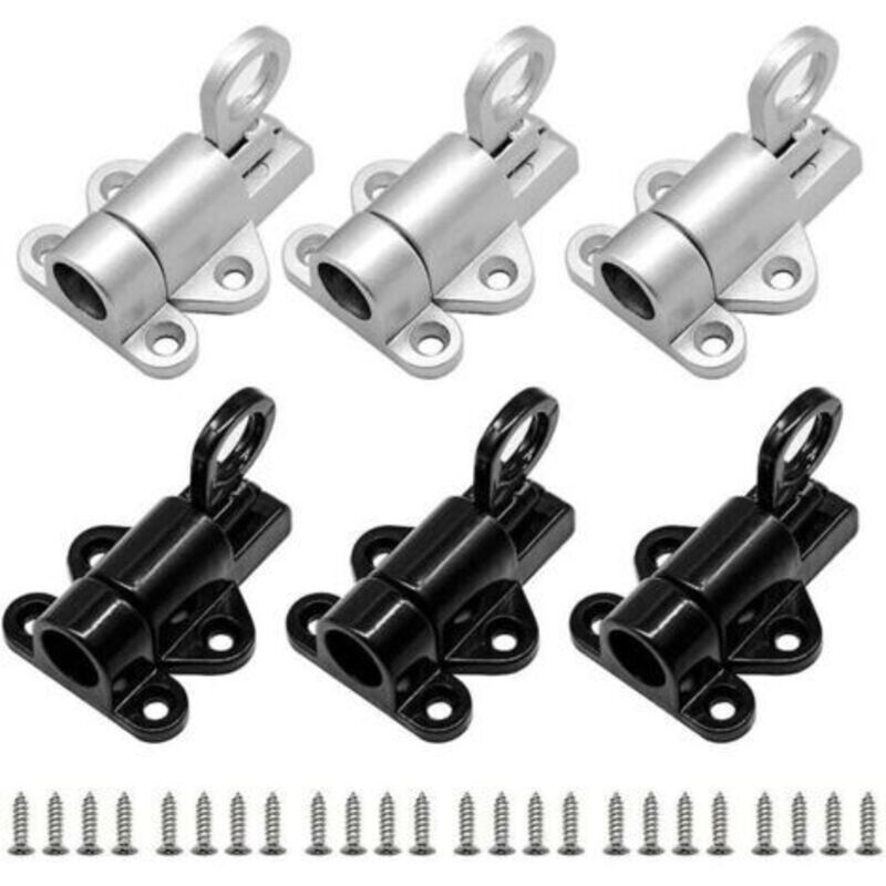 Automatisches Türglas, 6-teiliges Türglas Aus Aluminium, Fensterglas, Kleines Glas Mit Sichtfenster, Verschließbares Glas Zum Schutz Vor Dem Fenster