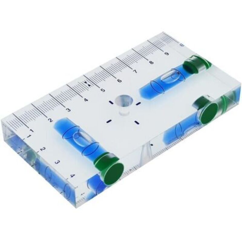 Pr Multifunktionale Transparente Magnetische T-wasserwaage 95 X 51 X 13 Mm (blau)