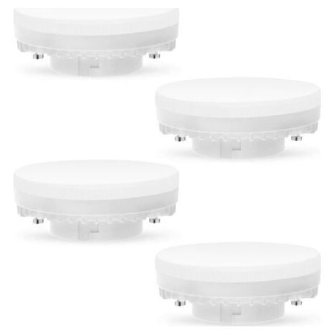 Gx53 Led-leuchtmittel, 7 W, 3000 K, Warmweiß, Nicht Dimmbar, Flimmerfrei. Ersetzt 50-w-gx5.3-halogenlampen Oder 9-w- Und 13-w-kompaktleuchtstofflampen. Lichtstrom: 560 Lumen.
