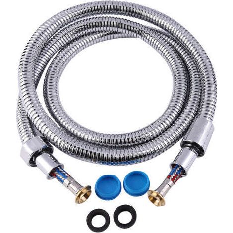 Edelstahl-brauseschlauch 150 Cm, Doppelter Schutz Vor Verheddern. Internationale Marke – Extrem Flexibler Brauseschlauch, Metallschlauch Mit Drehanschluss