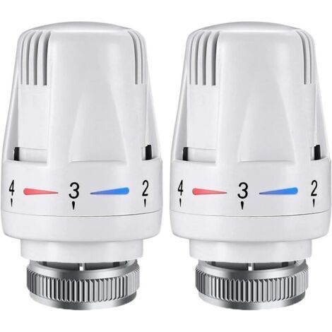 2er-pack M30 X 1,5 Thermostat-heizkörperköpfe, Ersatzköpfe Für Heim- Und Büroheizkörper